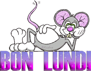 Gif animé Bon lundi souris